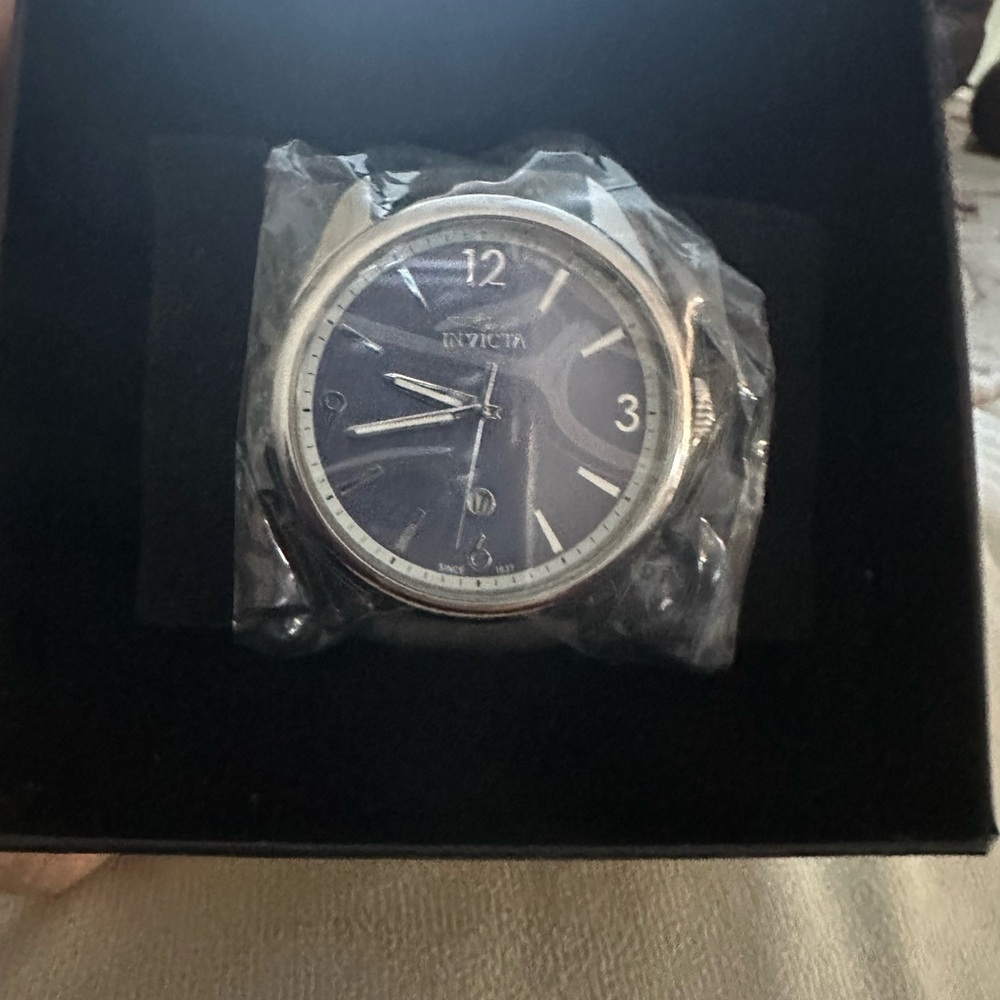 Invicta Blue Dial with Black Strap Watch - Picture 3 of 5